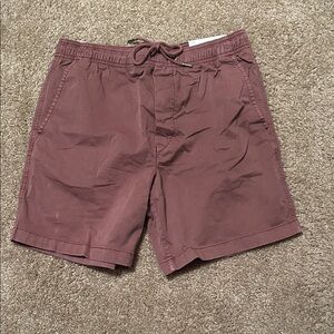American Eagle 7” Lived-In Trekker Short Burgundy